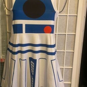 Kids R2-D2 Costume Dress - Blue and White